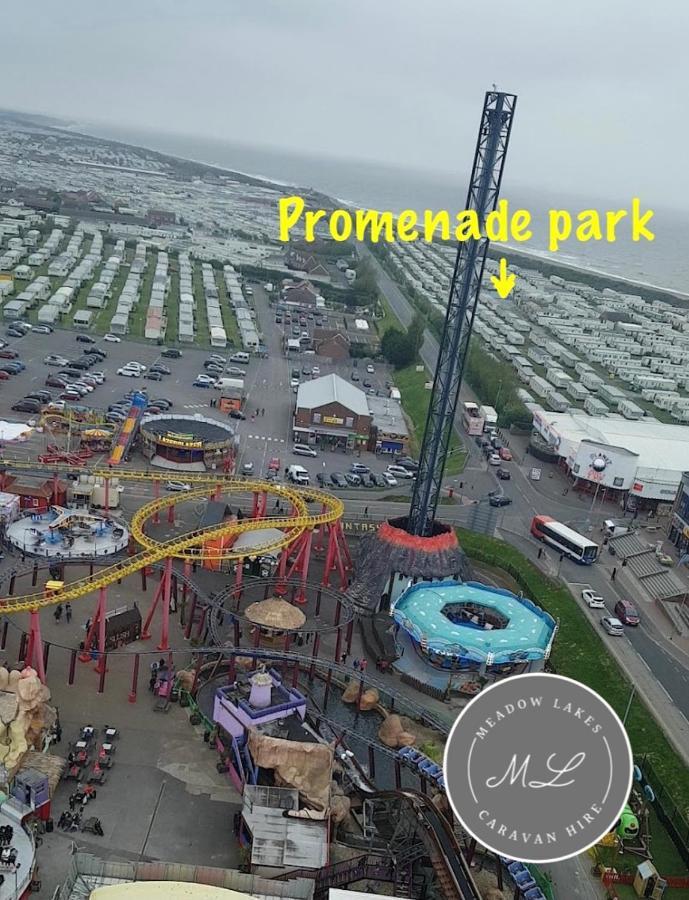 Promenade 566, Direct Beach Access, Close To Fantasy Island, Wifi, Pet Friendly - Meadow Lakes Caravan & Lodge Hire Skegness Ngoại thất bức ảnh